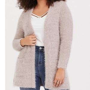 EUC TORRID FUZZY CARDIGAN
